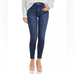 MOTHER Denim High Waisted Looker Skinny Jeans in Until Next Time Size 25